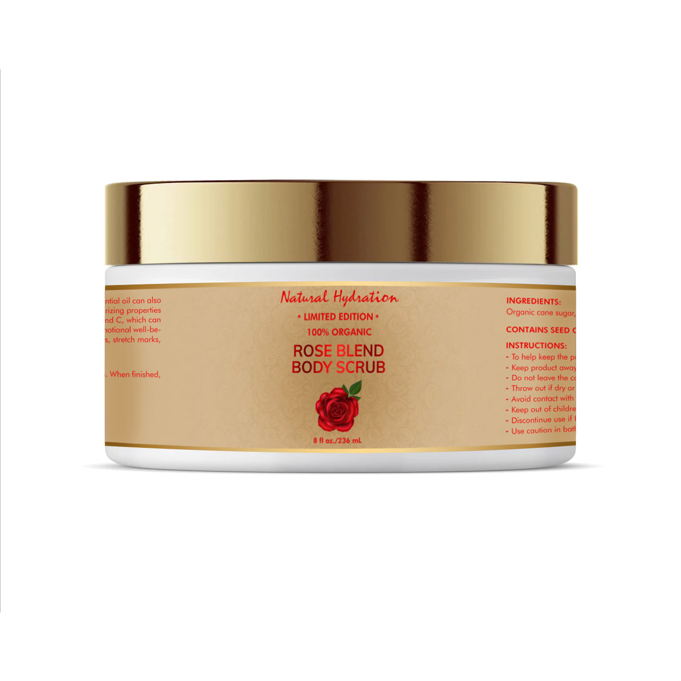 *Limited Edition* Rose Blend Body Scrub | Natural Hydration Skincare